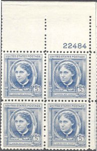 862 Mint,OG,NH... Plate Block of 4... SCV $8.00