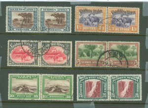 South West Africa #115-120 Used