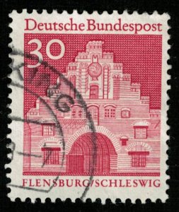 Deutsche Bundespost, 30Pfg Germany Flensburg / Schleswig10Pfg (T-4424)