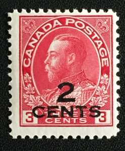 CANADA 1926 KGV Admiral 2c on 3c MNH SG#265 C3642