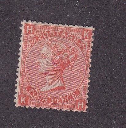 GB SCT # 43 PLATE 11 VF-MNH 4d Q/VICTORIA CAT VALUE $650 