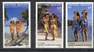 French Polynesia 1990 Intl. Tourism Day MUH