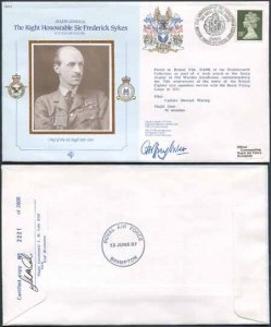 CDM2a RAF COMMANDERS SERIES Frederick Sykes Signed by Gp Capt G J Oxlee (H)