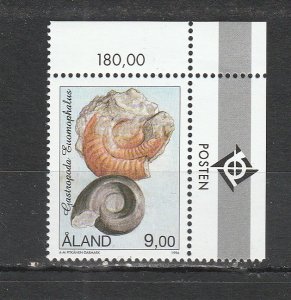 Aland  Scott#  106  MNH  (1996 Marine Fossil)