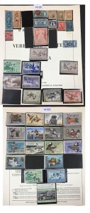 MOMEN: US STAMPS  USED COLLECTIONS LOT #14105