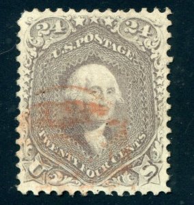 US SCOTT #70a USED-XF W/ PF CERT