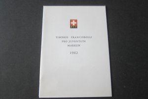 Switzerland 1962 Sc 318-22 Booklet