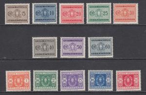 Italy Sc J28-J40 MNH. 1934 Postage Dues, complete set, fresh