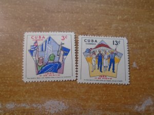 Cuba  #  787-88  MNH