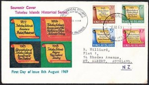 TOKELAU IS 1969 Historical issue - commem FDC...............................J547