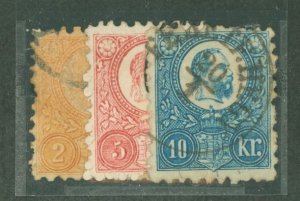 Hungary #7/9-10 Used