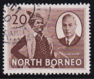 North Borneo Used - Scott# 252