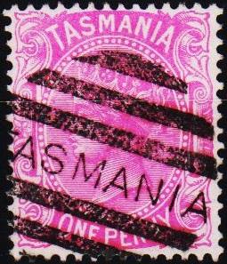 Tasmania. 1870 1d  S.G.156 Fine Used