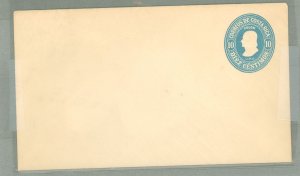 Costa Rica  1911 10c blue envelope