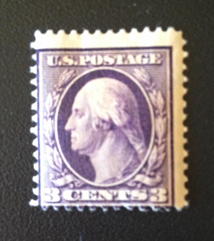 StampGeek Scott #333 3c Wash Perf 12 DLW, MINT, FINE, HR, OG  CV= 27.50