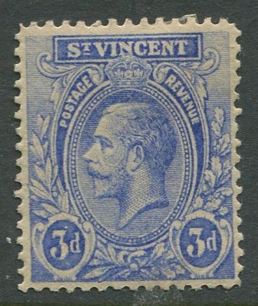 STAMP STATION PERTH St.Vincent #123 KGV Definitive  1921 MLH CV$1.15