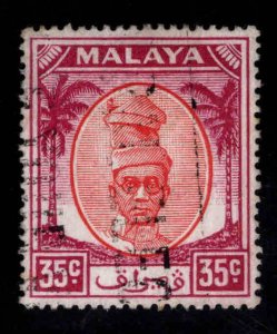 MALAYA Perak Scott 125 Used Sultan Yussuf Izuddin Shah stamp