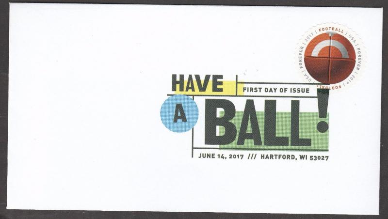 US 5203 Have a Ball Football DCP FDC 2017 