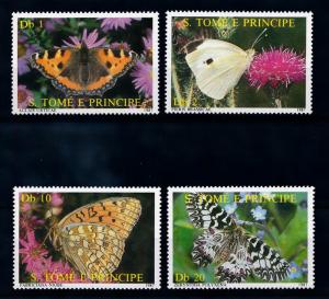 [70400] Sao Tome & Principe 1987 Insects Butterflies From Set MNH