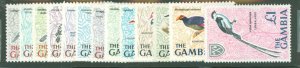 Gambia #215-227  Single (Complete Set)