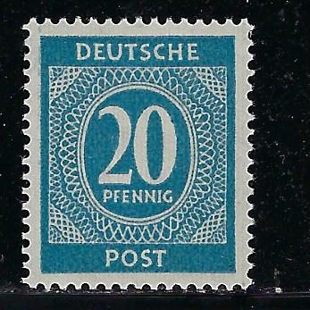Germany AM Post Scott # 543, mint nh