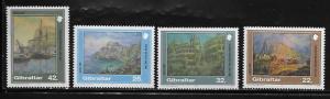 Gibraltar 596-99 Gibraltar Historical Paintings Mint NH