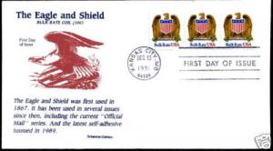 2602 (10c) Eagle & Shield  Aristocrat Cachets, FDC