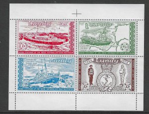 LUNDY ISLAND STAMPS: SESQU-CENTENNIAL OF LIGHTHOUSE  (#208-211)