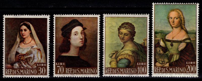 San Marino 1963 Paintings by Raphael, Set [Unused]