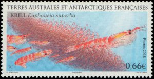 French Southern & Antarctic Territory #515, Complete Set, 2015, Marine LIfe, ...