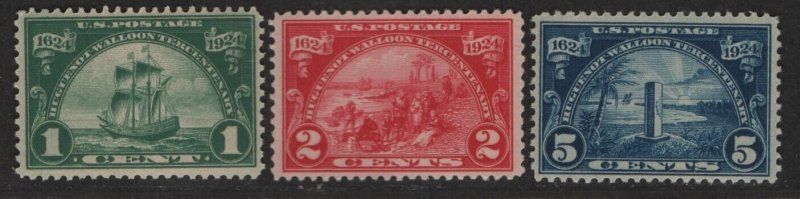 US Sc#614-616 M/NH/VF