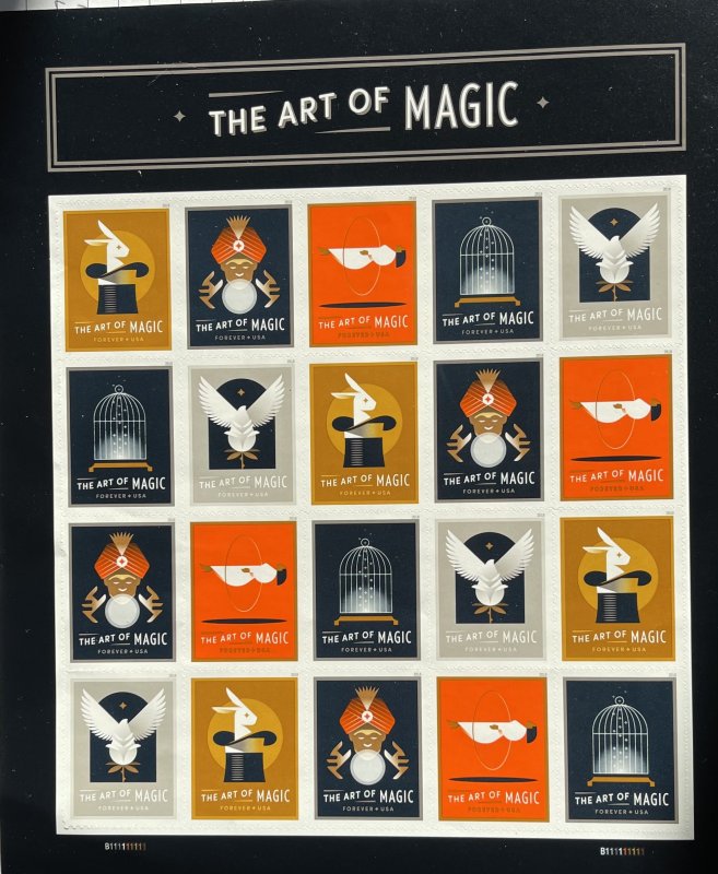 US 2018 The Art of Magic  # 5305a Full pane of 20