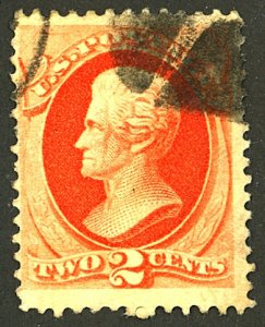 U.S.  #183 USED SML THIN SML CREASES ON REVERSE