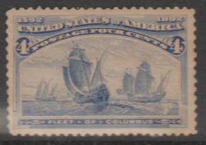 U.S. Scott #233 Columbian Stamp - Mint Single