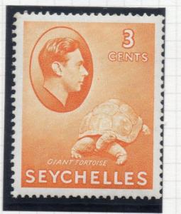 Seychelles 1938 Early GVI Issue Fine Mint Hinged 3c. 107315