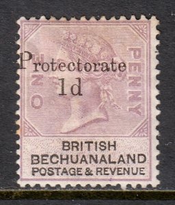 Bechuanaland - Scott #60 - MH - Broken “P” UL - See description - SCV $20