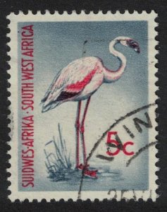 SWA Greater flamingo Bird 1961 Canc SG#178