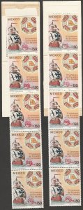 MEXICO 1698(2), Texpex'91 OPTD TWO UNEXPL BOOKLETS 2 CVR DESIGNS. MINT, ...