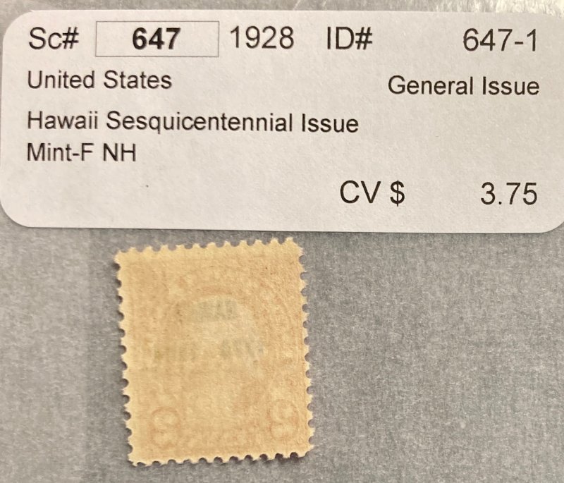 US 647 Mint