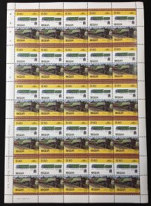 ST Vincent Bequia Trains Locomotives Sheets x 8 MNH (400 Stamps) BLK22 