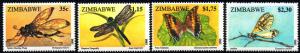 Zimbabwe - 1995 Insects Set MNH**SG 904-907