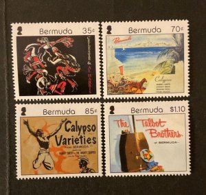 Stamps Bermuda Scott #951-4 never hinged