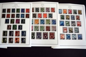 COLOR PRINTED AUSTRIA 1850-2010 STAMP ALBUM PAGES (317 illustrated pages)