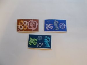 GB QEII 1961 C.E.P.T. set of 3 values (SG626-28) Superb Unmounted Mint Condition