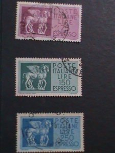 ​ITALIA- VERY OLD AIRMAIL EXPRESS MAIL USED STAMPS VF WE SHIP TO WORLD WIDE