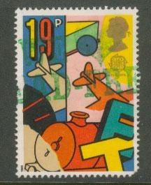 Great Britain QE II  SG 1436 space filler - short corner ...