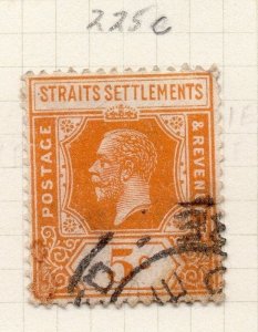 Malaya Straights Settlements 1921 Early Issue Fine Used 5c. 280870