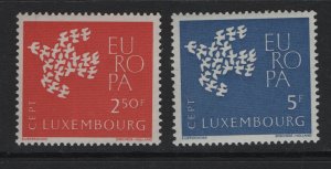 Luxembourg  #382-383  MNH  1961 Europa