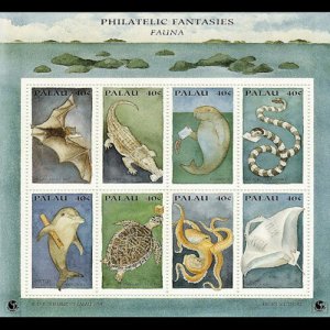 PALAU 1994 - Scott# 335 Sheet-Wildlife NH