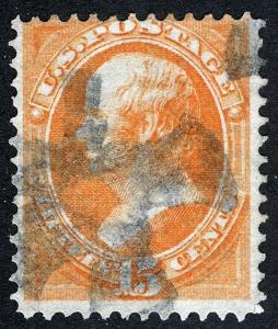 US Sc 152 Used Fancy Cork Cancel NBNCo 15¢ 1870